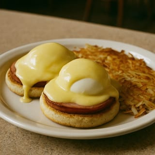 Eggs Benedict - FlapJacks Style